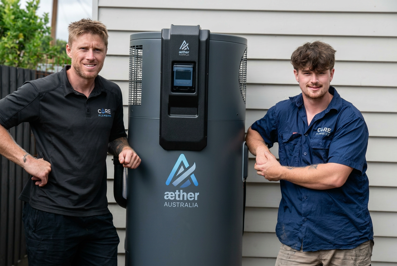 Aether HP270 heat pump hot water system